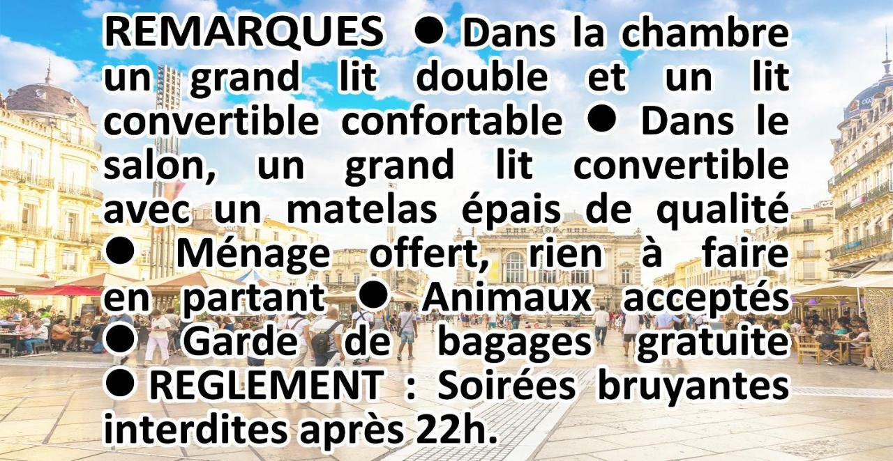 Comedie Musee-Fabre Parking Offert Climatisation Apartment Montpellier Bagian luar foto