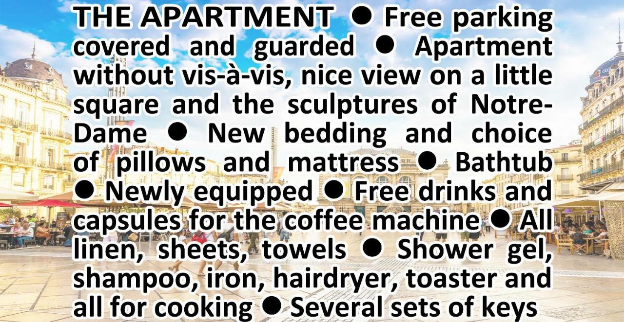 Comedie Musee-Fabre Parking Offert Climatisation Apartment Montpellier Bagian luar foto